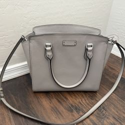 Kate Spade Light Gray Handbag