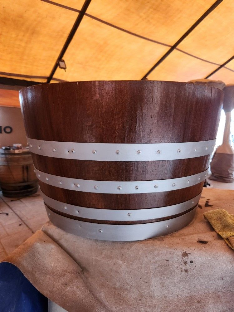 Wine Barrel Planters