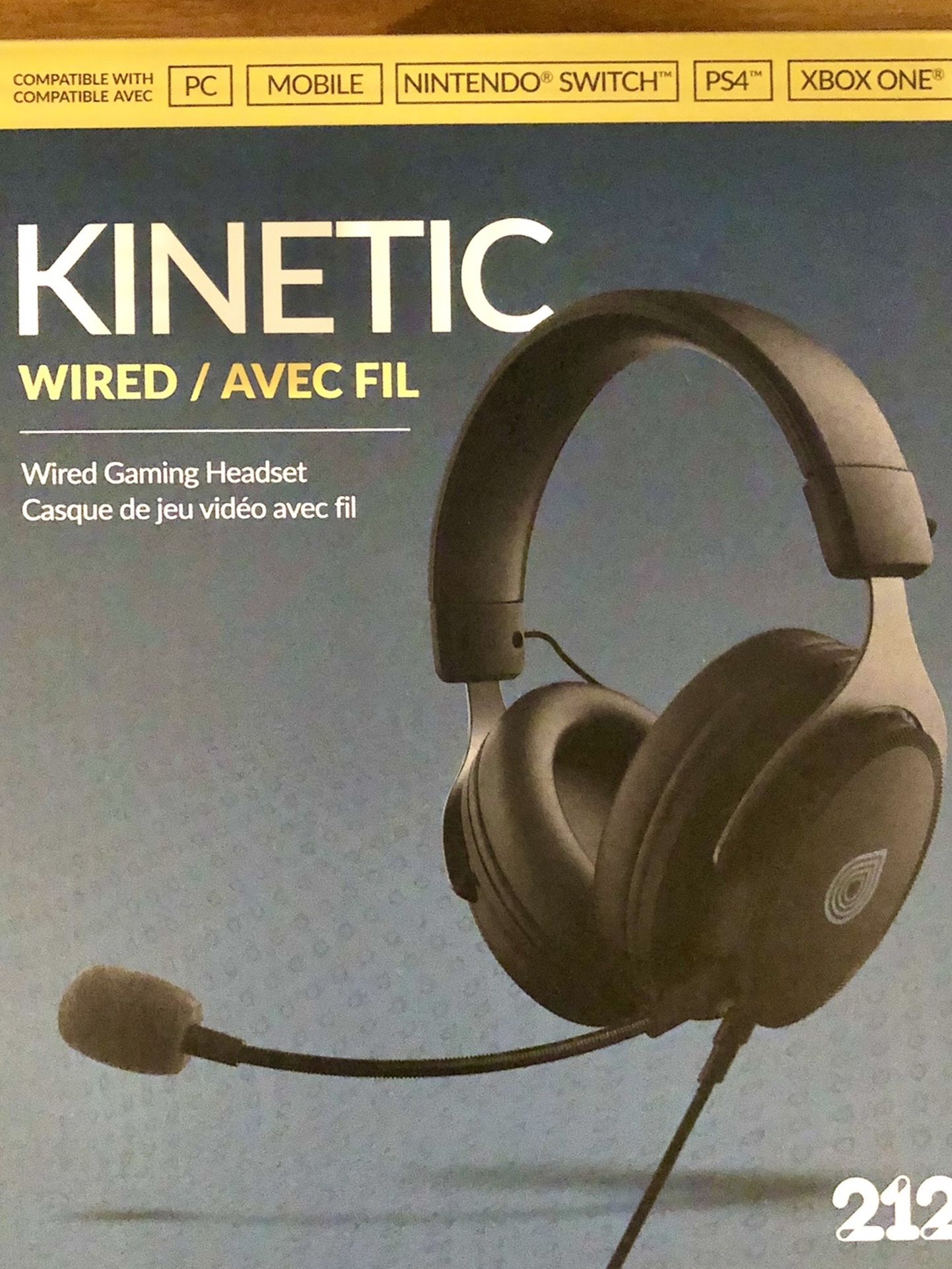 BRAND NEW FACTORY SEALED 212 Kinetic Wired Headset for Xbox X/S, PS4, PS5, Switch, PC