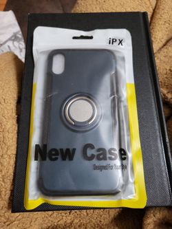 Iphone XR Navy Blue Case With Ring Holder Negotiable