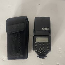 Canon Speedlite 430EX Flash, with Case