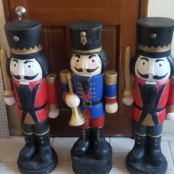 Nutcracker Made By Resin - $60/each Or $150 /for 3