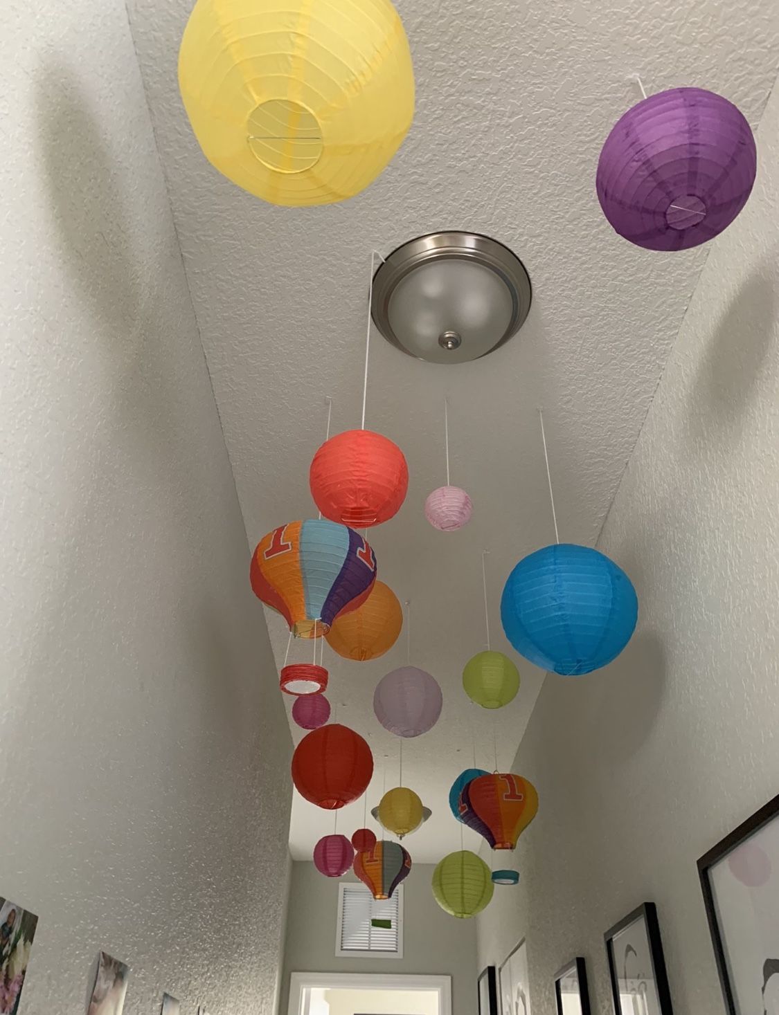 Hanging Lanterns. Paper Lanterns.