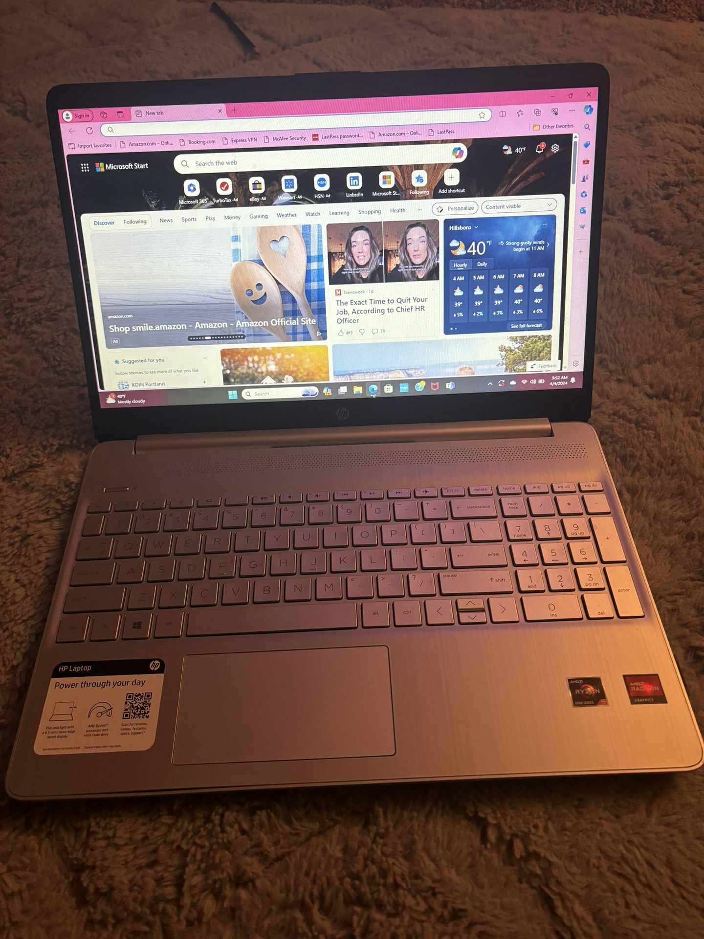 Hp Touch Screen Laptop 