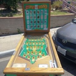 1957 Williams HI--HAND Póker Pinball Machine 