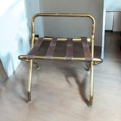 Vintage Folding Luggage Rack 