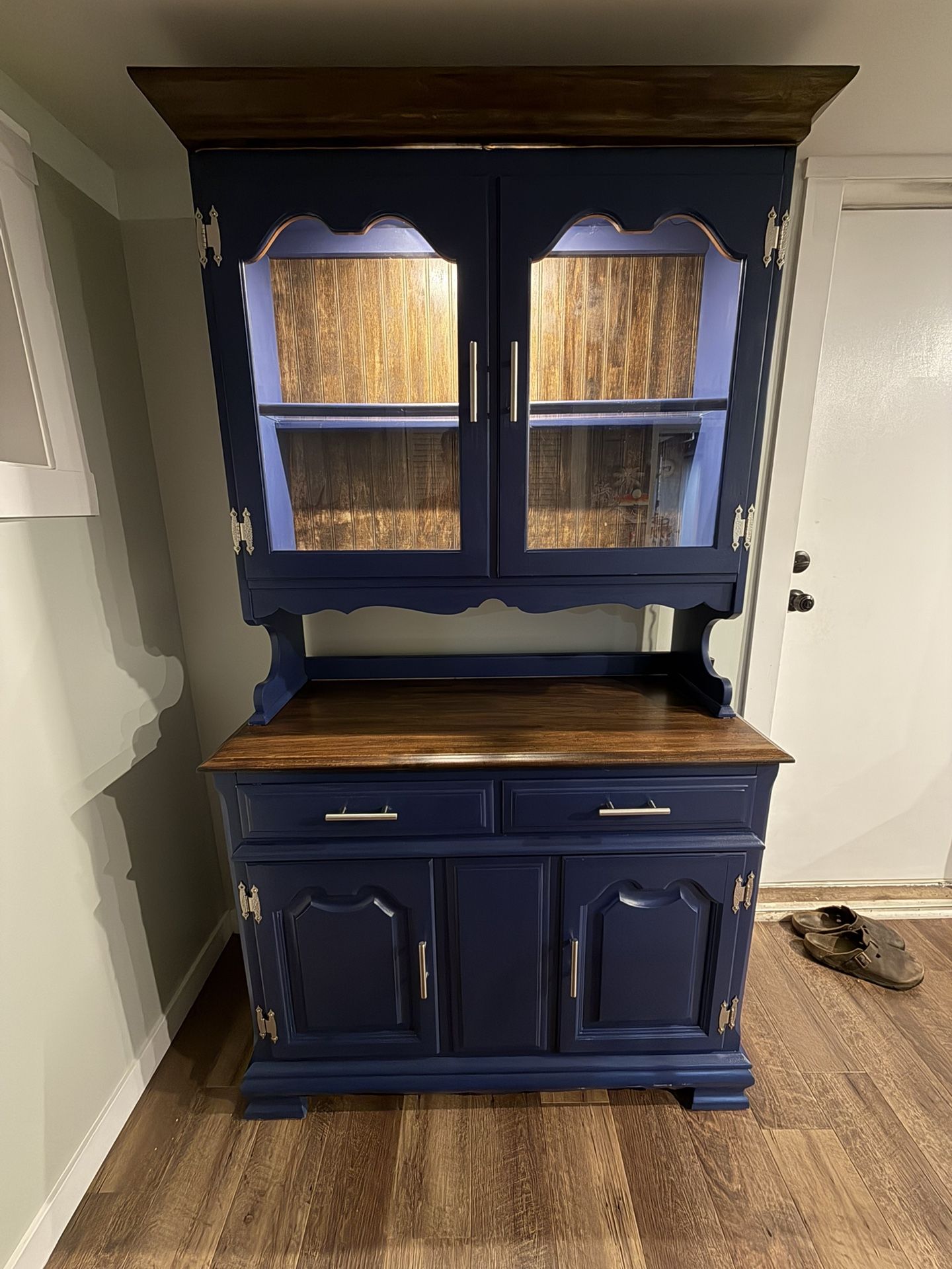 Hutch Cabinet Made From Hard Rock Maple