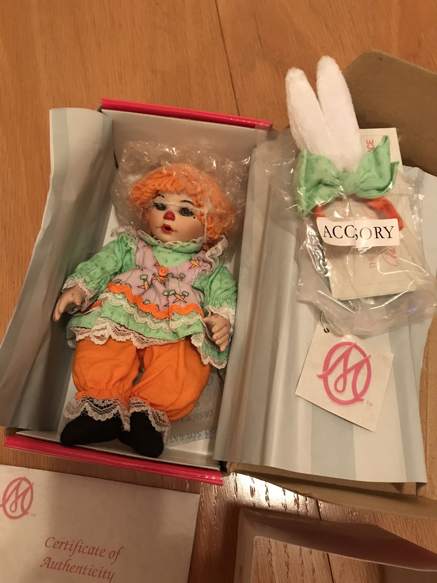 Marie Osmond Carrot Rag A Muffin Doll brand new