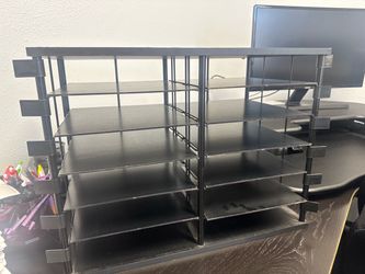 Black rubbermaid Desktop Paper Tray Organizer