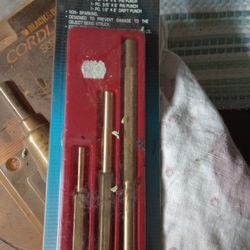 Solid Brass Punch Set