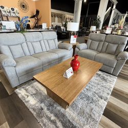 2 Pc Recliner Sofa And Loveseat 