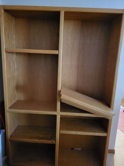 Bookcase with shelves heavy $50