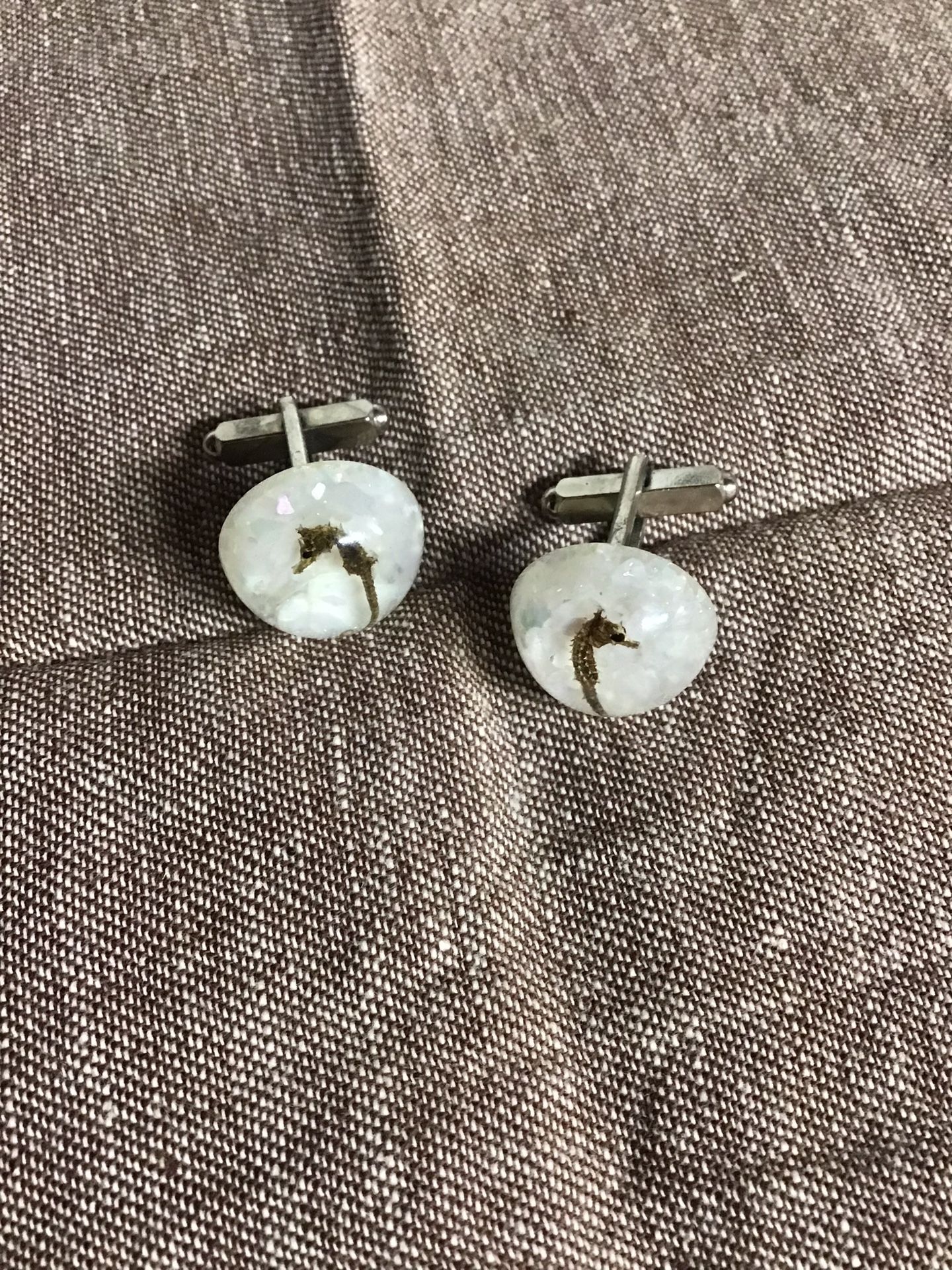 Vintage Seahorse Cuff Links