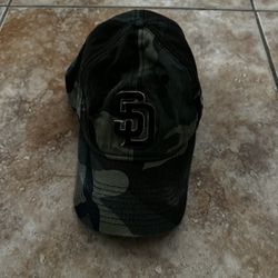 Camo San Diego Padre Adjustable Hat