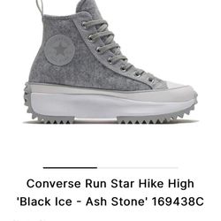 Converse Run Star Hike Hi  Unisex Sherpa Sneaker Boot Platform 