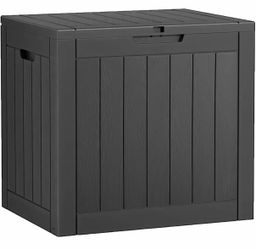 New - 30 Gallon Outdoor Storage Deck Box – Black