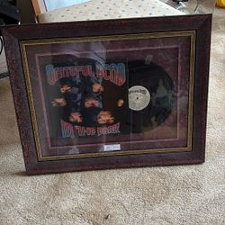 Framed Grateful Dead In The Dark Vinyl Album