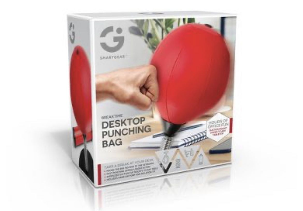 SmartGear Desk Punching Bag Red