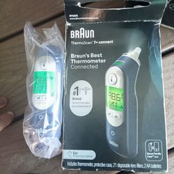  Connect digital ear thermometer,