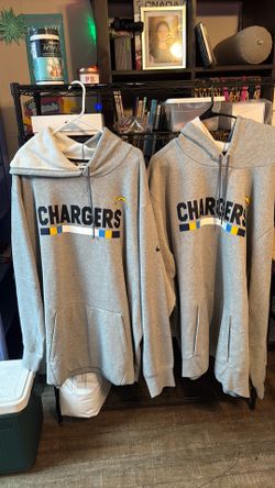 2 brand new player issue, NFL chargers sweatshirts