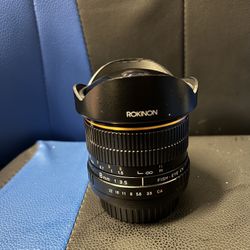 Rokinon Canon EF 8mm f/3.5 Aspherical MF Lens For Canon (used)
