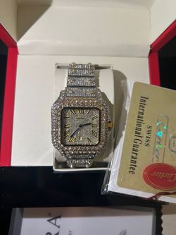 Iced out watch