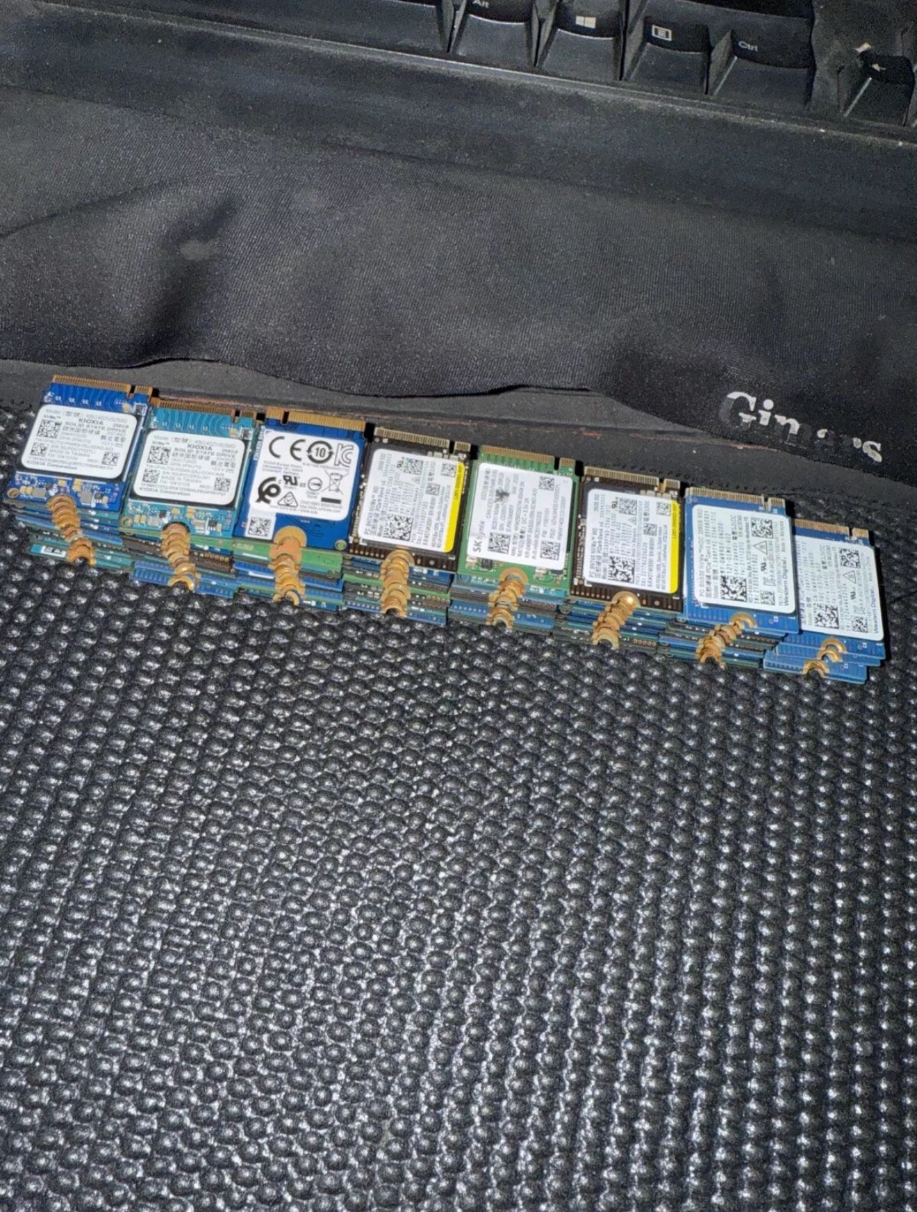 Lot of 75 Mixed Model/Brand 256GB M.2 NVMe SSD Solid State Drives