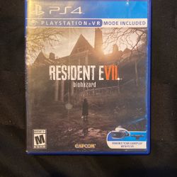 Resident Evil 7   PlayStation 4+5 VR Mode