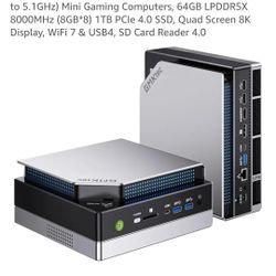 GMKTec EVO-X2 64gb Ryzen 395 max AMD 8060s Graphics