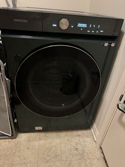 Samsung Bespoke AI Washer & Gas Dryer Set (Late 2023) – Brushed Green – Like New