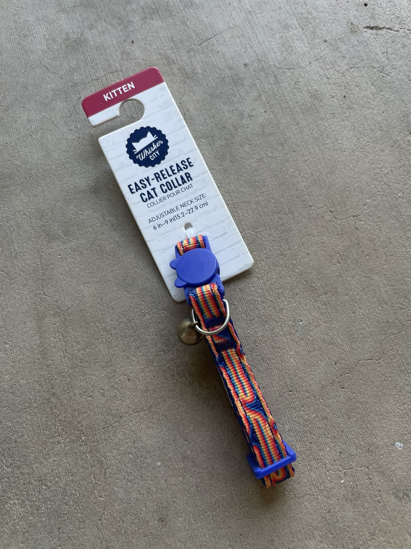 Rainbow Kitten Collar