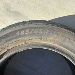 185/65R15 Tires – Good Tread – 2023 DOT
