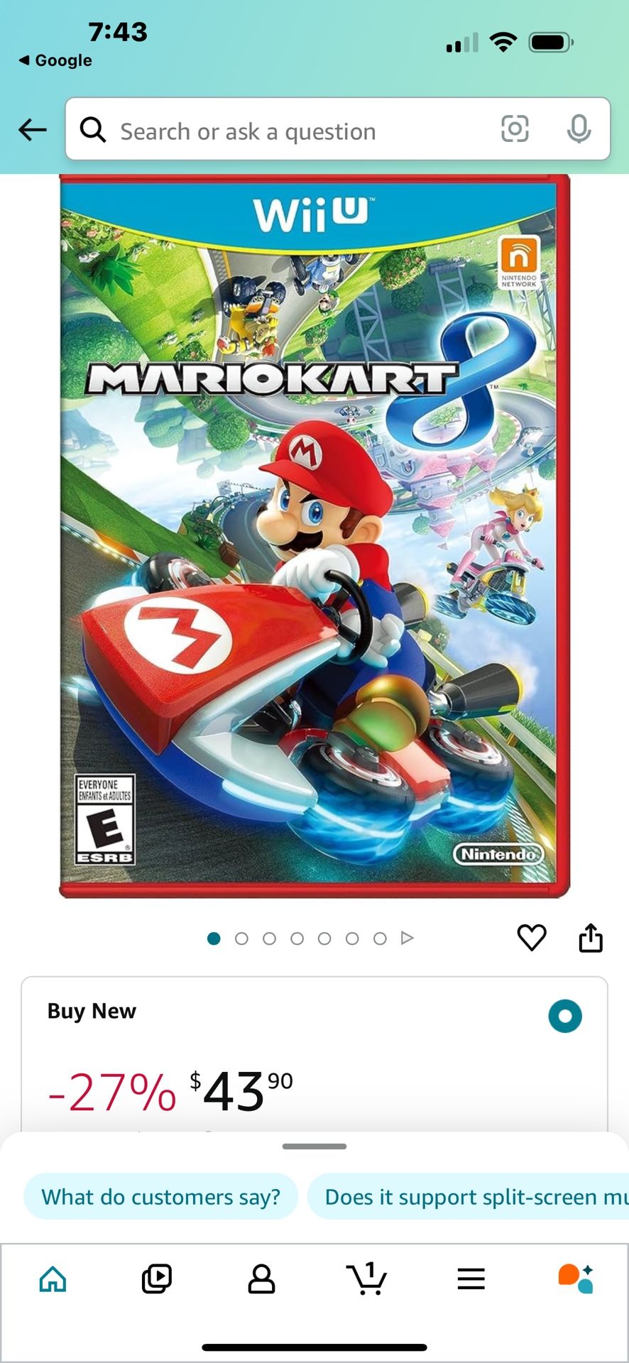 WiiU Mariokart 8