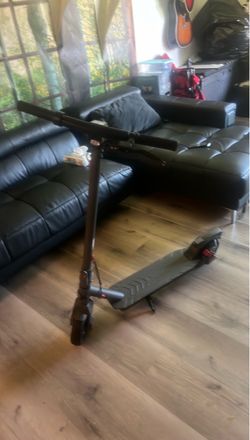 Electric scooter with charger