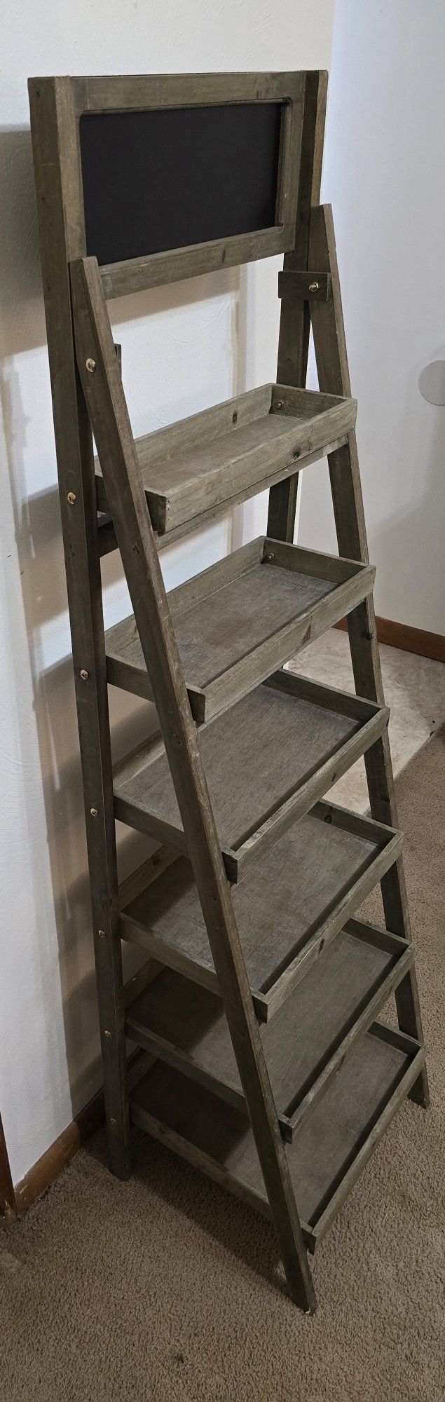 Folding Ladder Shelf