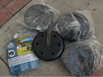 New Quik Shade Canopy Weight Plates (4-Pack, 20 lbs total) – Never Used!
