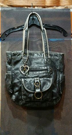 Juicy Couture grayish black tote bag