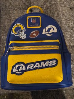 LA Rams Loungefly Patches Mini Backpack $55