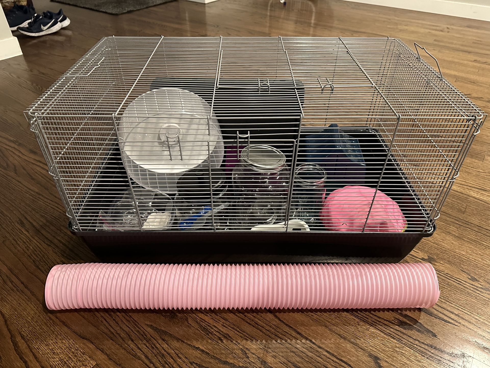 used hamster cage + extras