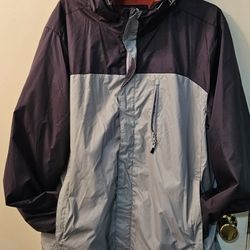 Men's Workout Hooded Rain Jacket