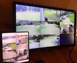 8 SECURITY CAMERAS CAMARAS DE SEGURIDAD💯Installed💯COLOR NITE VISION💯