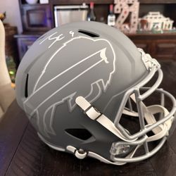 Buffalo Bills James Cook Signed Rep Helmet