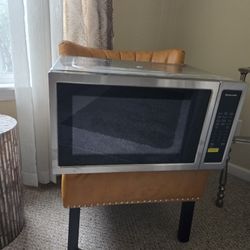 Kitchenaid Microwave Oven - Open Box but New. Slight dent on top, does not affect functionality.