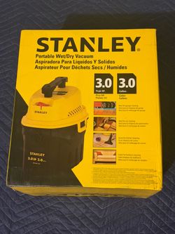 Stanley 3.0 HP 3.0 Gallon Portable Wet/Dry Vacuum