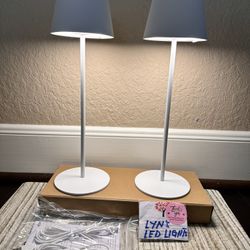 Rechargeable Table Lamp 2Pack