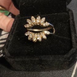 One carat, 14 karat gold jacket