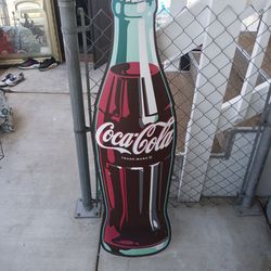 Coca Cola Metal Bottle Decor