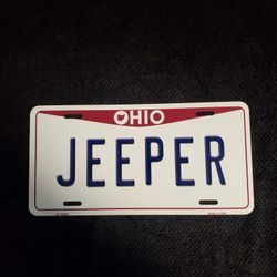 Jeep Vanity Tag