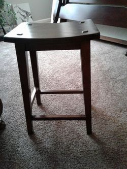 Nice Solid Wood Bar Stool $35.