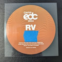 EDC Vegas 2024 RV Camping Pass